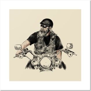 Biker Posters and Art